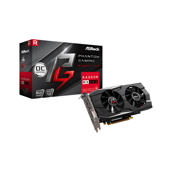 Asrock RX 580 Phantom Gaming D 8G OC | 256-bit Graphics card